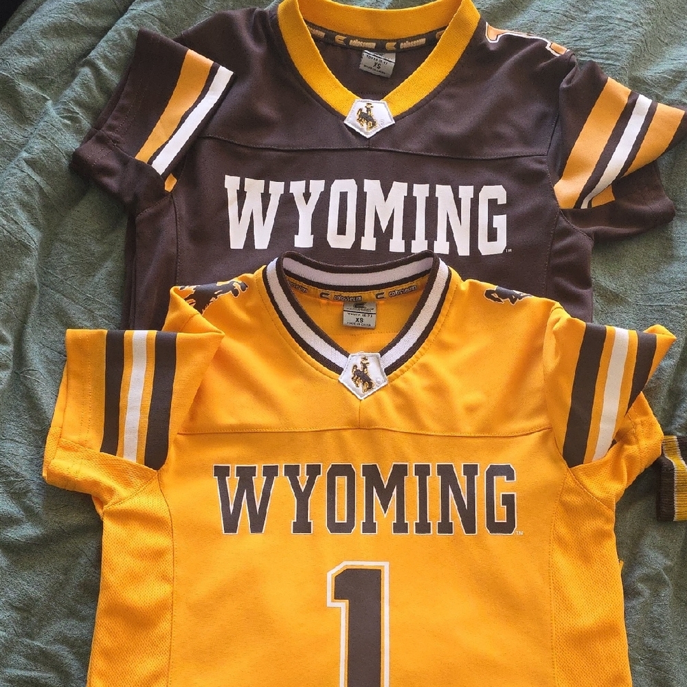 Colosseum Brown and Yellow Athletic Jerseys